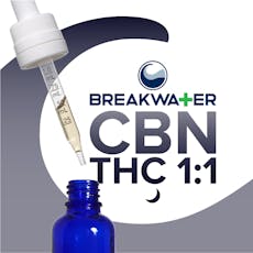 1:1 CBN:THC MCT Tincture (100mg)