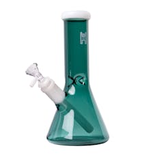 HG 9" Beaker Glass Bong Smoke/Yellow $45
