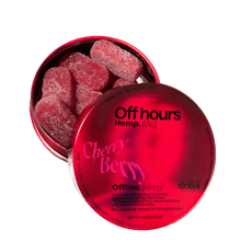 Offhours - Cherry Berry Offline (I) - 10:10:4 THC/CBD/CBN Gummies 10pk - 100mg