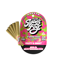 Mfused: Fatty’s | Twisted | Wild Watermelon | 5 x 0.5g Infused Pre-Rolls | 2.5g