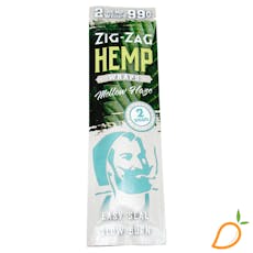 2pk Mellow Haze Hemp Wraps Zig Zag