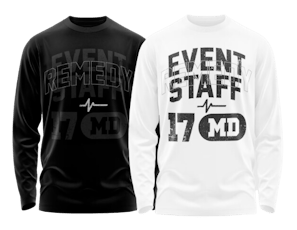 Long Sleeve Blk "Event Staff"
