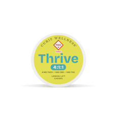 Curio Wellness - Lemon Lift - Thrive - 4:1:1 THCV:CBD:THC - Gummies - 10mg (10pk)