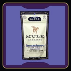 Mule Extracts | Dreamberry 1:2 (THC:CBN) (I) Mini Kickers Gummies | 10 Pieces (100mg)