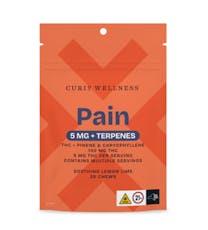 CURIO | PAIN | LEMON LIME | CHEWS | 10CT | 100MG