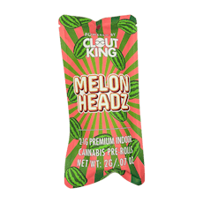 Clout King Pre-Rolls 2g (1g 2pk) - Melonheadz