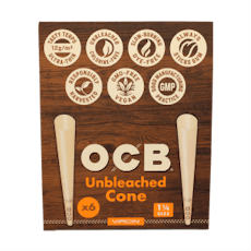 1 1/4 Unbleached Cones (6pk)