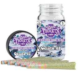 Lift Tickets 5 pack Infused 2.5g H Gelato 41