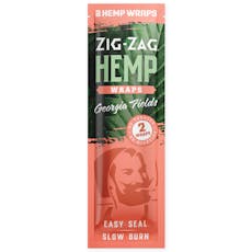 2pk Georgia Fields Hemp Wraps Zig Zag