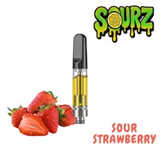 Sour Strawberry Live Resin Distillate Cartridge | 1g