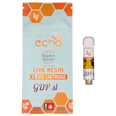 Echo Electuary Live Resin 1g GrandDaddy Purple Cartridge