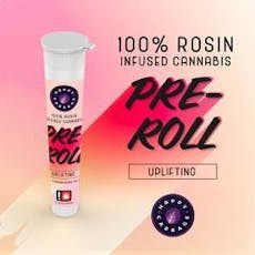 Pre Roll - Happy Cabbage - Rosin Infused - Grapefruit x Superboof (.7 gram)