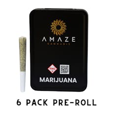 AMAZE - PREROLL - 0.5G - 6PK - SUB ZERO - INDICA