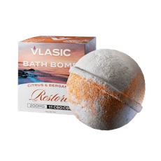 VLASIC | CITRUS AND BERGAMOT | RELIEF BATH BOMB | 200MG CBD