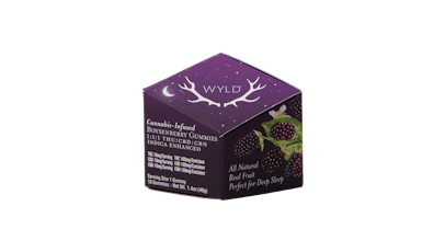 WYLD | Boysenberry 1:1:1 THC:CBD:CBN Indica gummies | 10mg