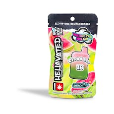 Hellavated - Water'yer Melon Cloud Bar Disposable POD - 1g