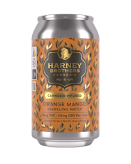 Harney Brothers Cannabis Orange Mango Sparkling Water 12oz