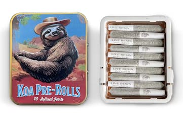 KOA 10pk infused preroll S Sour Diesel X Duran Poison