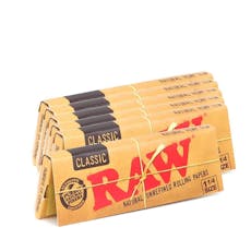 Raw | Classic Papers (50pk) | Black | 1 1/4 Size