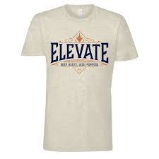ELEVATE - T-SHIRT - CLASSIC LOGO - OATMEAL - XXL