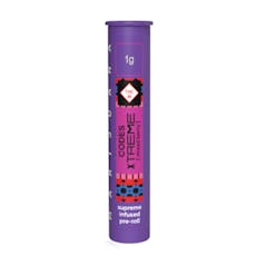Codes: Infused Pre-Roll | Mixed Berry x Canal Street Runtz | Xtreme J's | 1g