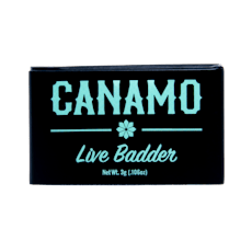 Canamo Live Badder 2.5g Indica Glitter Bomb