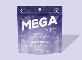 Blackberry 1:1 CBN:THC Mega (100mg)