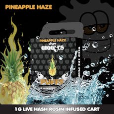 Giggles - 1g Live Rosin Cart - Pineapple Haze