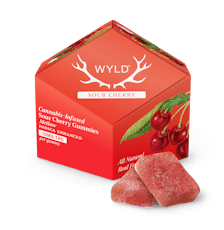 WYLD / SOUR CHERRY GUMMIES / INDICA / (10 CT)