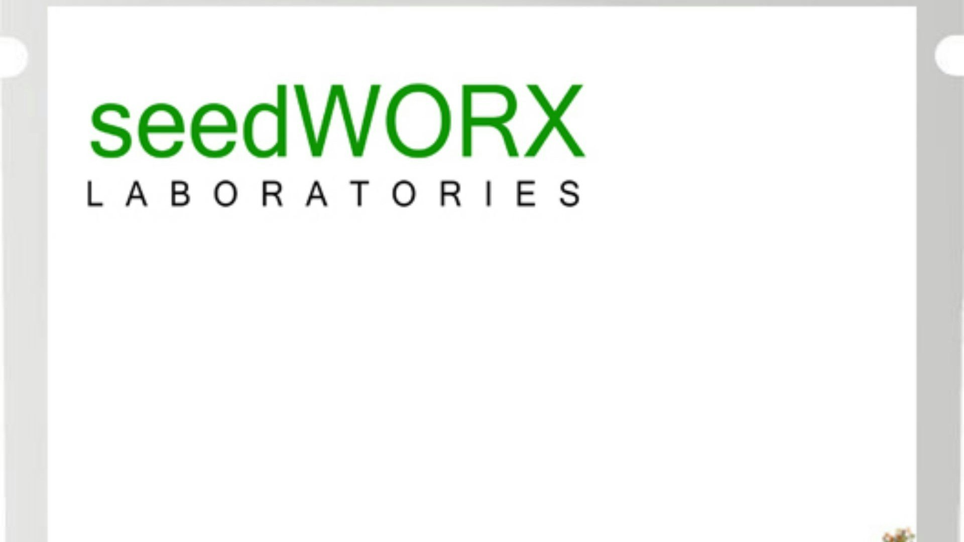 seedWORX Laboratories Cover Photo