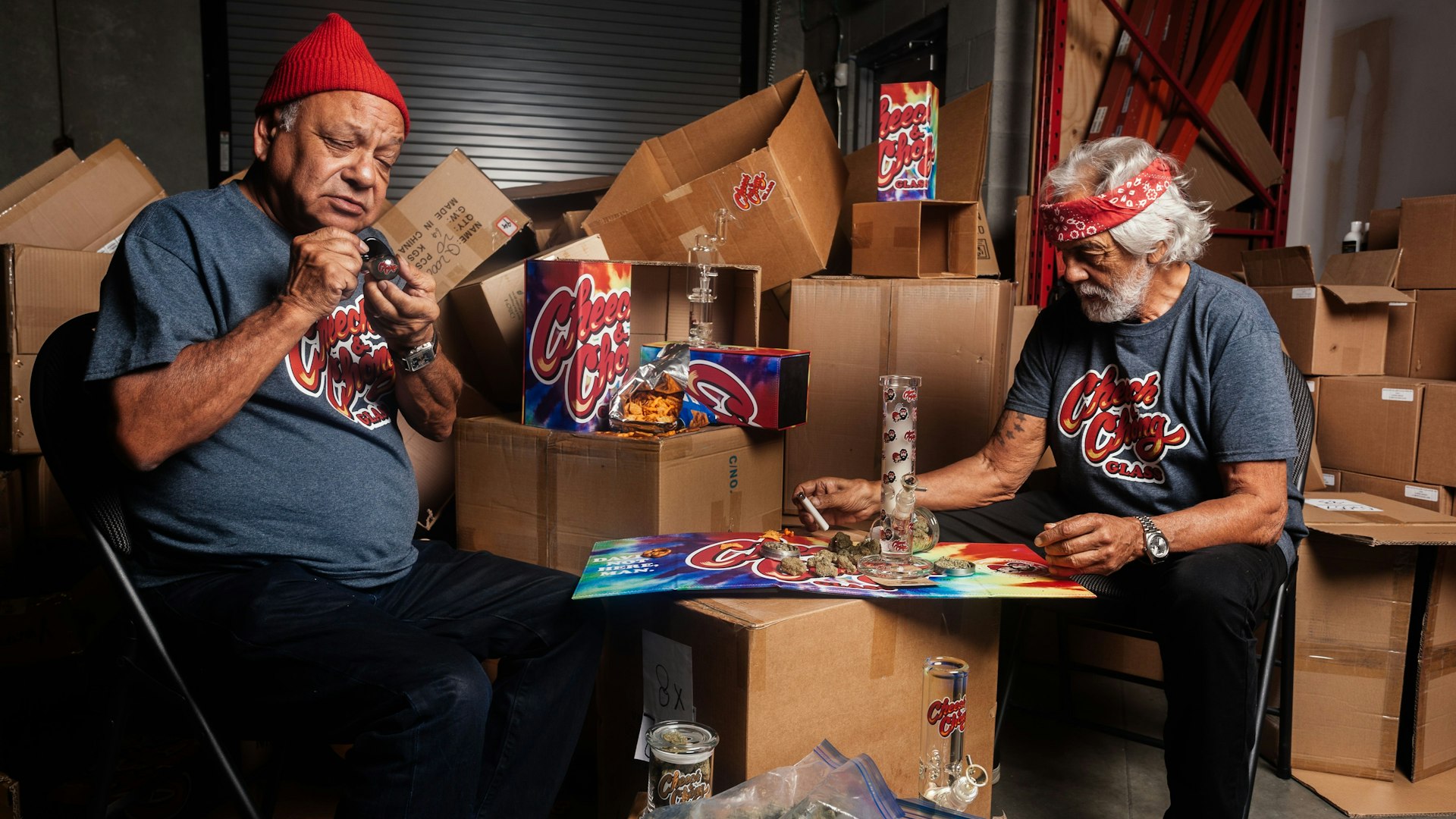 Cheech & Chong Glass Cover Photo