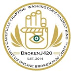 Broken J 420 Artisanal Organic Cannabis Products Logo