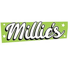 Glass Jar | Clear w/ Millies | Eye & I Glass - Papa Smurf