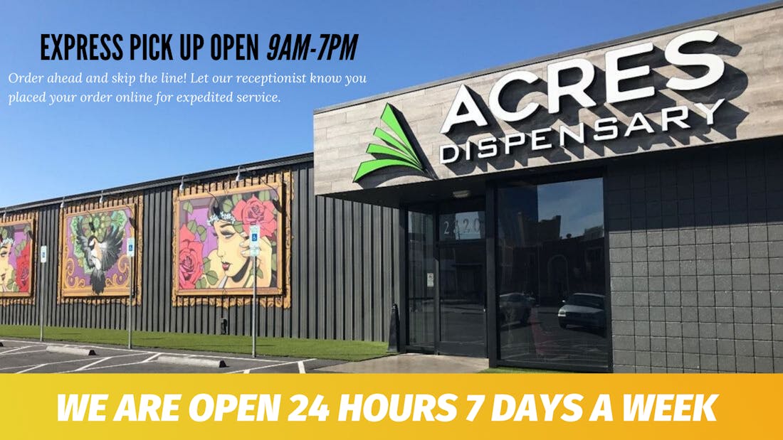 Acres Cannabis Menu Leafly