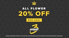 20% Off All Flower