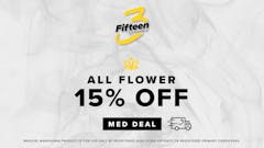 15% Off All Flower