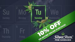 10% OFF Entire Online Order Every Tuesday