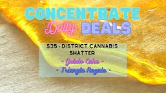 $35 DC 1g Shatter: Gelato Cake