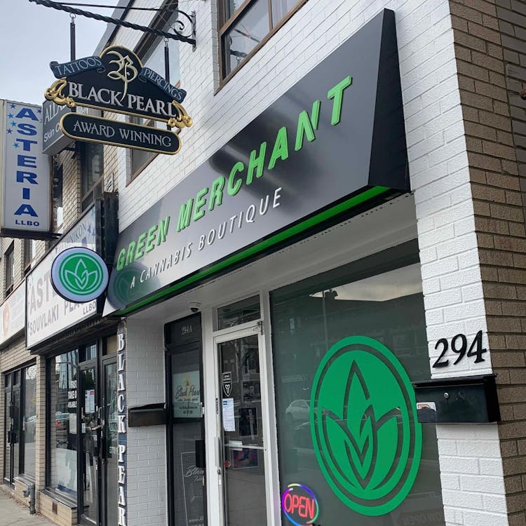 Green Merchant Cannabis Boutique - 294 Danforth Ave - Now Open!