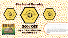 30% Fire Brand Products