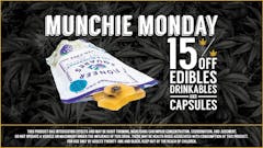 Munchie Monday | 15% off edibles and drinks