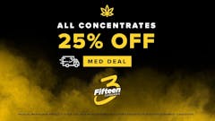 25% Off All Concentrates