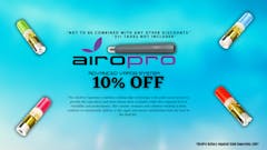 10% off Airopro Cartridges