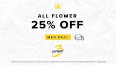 25% Off All Flower