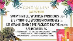 $40 - .5g Rythm Cartridges