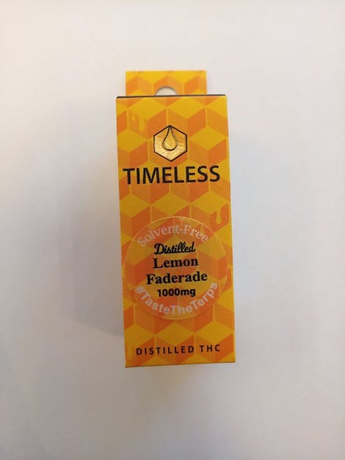 Lemon Faderade - 1g Cartridge by Timeless Vapes