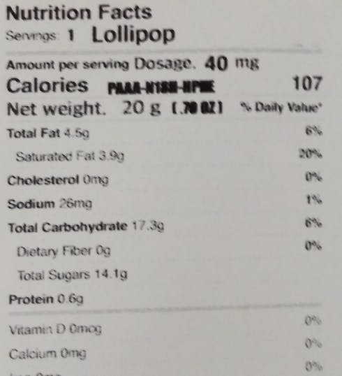 Lollipop 40mg
