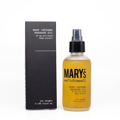 Hemp Infused Massage Oil
