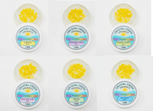 CRYSTAL CREEK Organics Full Spec Dab Wax