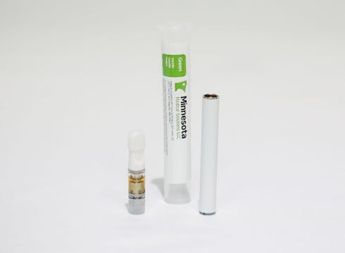 Green Distillate Prefilled Vaporization Cartridge - 500 mg